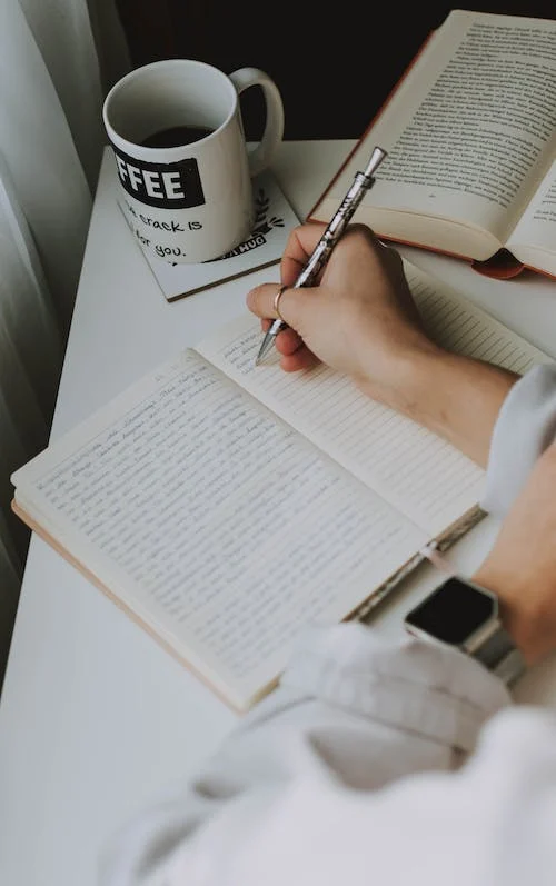 book and writing